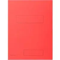 Exacompta 2-Flap map 335008E Rood Karton 24 x 32 cm 250 Stuks
