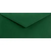 Netuno Gladde groene enveloppen DL - 110 x 220 mm - 25 stuks - NK natgelijmde - 115 gram - Sirio Color -