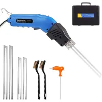 Core Elektrische Piepschuimsnijder – Draagbare Styroporsnijder Met 4 Messen – Polystyreensnijder – Blauw - 35cm x 24cm x 11cm