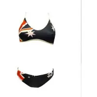 Turbo Australian Flag Bikini Blauw M Vrouw