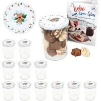 MamboCat Set van 12 bekers 435 ml To 82 Candyman deksel incl. receptenboekje