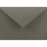 Netuno Gladde grijze enveloppen C6 - 114 x 162 mm - A6 - 25 stuks - NK natgelijmde - 115 gram - Sirio Color -