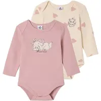Vertbaudet Set van 2 body's voor meisjes DISNEY ANIMALS Marie de Aristokatten