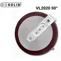 GO SOLID! VL2020 oplaadbare batterij 3V 90 graden geschikt voor Mini R50 R52 R53 BMW E39 E46 E53 E60 E61 E62 E81 E90 E91 E92 autosleutel