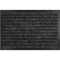 Karat Dura Deurmat - Robuust & Duurzaam - In vele Maten en Kleuren - Antislip Schoonloopmat - Voor Binnen en Buiten - Antraciet - 100 x 120 cm
