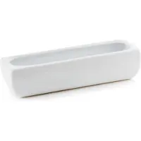 Polnix Bloembak Piano keramiek L32cm H12cm wit