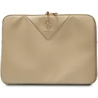 GUESS Triangle Big 4G Logo Universele Laptoptas - (Geschikt voor toestellen tot 14") - Goud