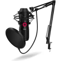 Krom Capsulemicrofoon Met Standaard