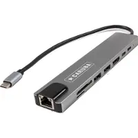 Caruba 8-in-1 USB-C Hub met Ethernet