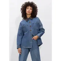 Studio AR by ARMA Dames Jassen Ligia Denim - Blauw - Maat 40