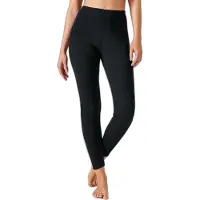 La redoute collections - Lang ondergoed Thermolactyl, fleece ribboorden - Dames - Zwart - 46-48