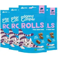 Edgard & Cooper 4x Adult Rolls Kattensnack Zalm 45 Gr