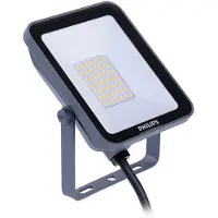 Philips - LED Breedstraler Ledinaire BVP167 Grijs 20W 2400lm 110D - 830-840-865 | IP65 Symmetrisch