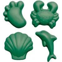 Scrunch Zandvormpjes - Groen - Opvouwbaar - Recycleerbaar