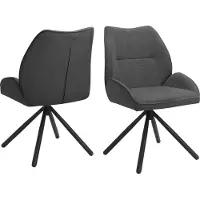 Notio Living Tilde-Eetstoel - Crème Stof - Set van 2