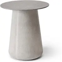 Solpuri Queen salon- en bijzettafel beton/HPL rond