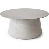Solpuri Queen salon- en bijzettafel beton/HPL rond