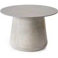 Solpuri Queen salon- en bijzettafel beton/HPL rond