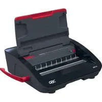 GBC WireBind WB15E Elektrische Inbindmachine - Spiraalgebonden - 125 Vel - Zwart/ Rood
