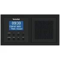Technisat DIGITRADIO UP 1 Stopcontactradio DAB+, VHF (FM) Bluetooth Wekfunctie, Incl. luidspreker Zwart