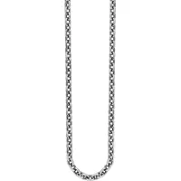 Thomas Sabo Halsketting, Ankerketting lang, (Gezwarte, 925 sterling zilver, 40 - 45 cm)