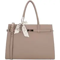 Charm London Laptoptas 15.6'' The Hamptons Licht Taupe