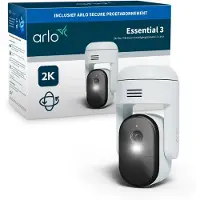 Arlo Essential3 2K PTZ beveiliginsgcamera voor buiten - 1 IP-Camera