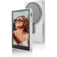 MOJOGEAR VS4 Touchscreen Selfie Vlog Monitor - Geschikt voor magnetische Smartphones en hoesjes - Filmen in 4K zonder vertraging - Ingebouwde speaker - Inclusief Bluetooth remote - Wit