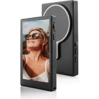 MOJOGEAR VS4 Touchscreen Selfie Vlog Monitor - Geschikt voor magnetische Smartphones en hoesjes - Filmen in 4K zonder vertraging - Ingebouwde speaker - Inclusief Bluetooth remote - Zwart