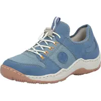 Rieker Dames Instapper Comfort Schoen L0593-12 Blauw