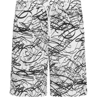 Urban Classics Broek zwart / wit