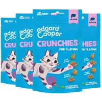 Edgard & Cooper 4x Adult Crunchies Kattensnack Zalm 50 Gr