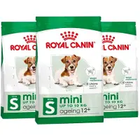 Royal Canin 3x Hondenvoer Droog Mini Ageing 12+ 1,5 kg