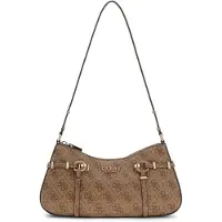GUESS Schoudertas 'Leona' beige / bruin