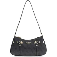 GUESS Schoudertas 'Shoulder Bag Coal Logo' donkergrijs