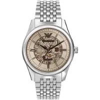 Emporio Armani AR60095 Mannen Horloge 43 mm - Zilverkleurig