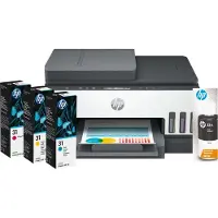 HP Smart Tank 7307 + extra 1 set extra inktflesjes