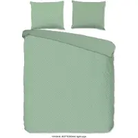 Pure Dekbedovertrek Micropercal Rotterdam - light sage 240x200/220cm