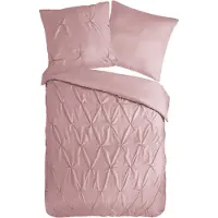 Pure dekbedovertrek Elegance - microvezel - roze - 140x220