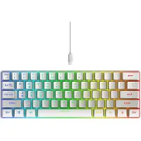 ISY Igk-3600-wt-nl Bedraad Mini-gamingtoetsenbord Wit