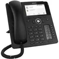 Snom D785N - IP-telefoon - Zwart - Bedraad handset - In band - Buiten band - SIP-informatie - 12 regels - 10.000 vermeldingen