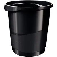 Esselte VIVIDA Prullenbak - 14 Liter - Zwart