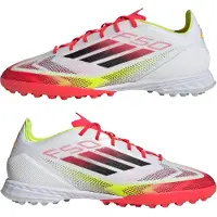 Adidas Heren F50 Pro TF Kunstgras Voetbalschoenen Cloud White/Core Black/Solar Yellow