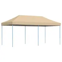 Syfax Partytent inklapbaar pop-up 580x292x315 cm beige