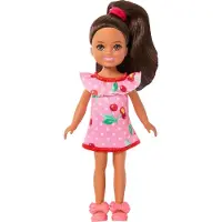 Barbie - Chelsea and Friends Doll - Lula with Brunette Hair (JJB35)