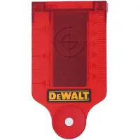 DeWalt DE0730-XJ Laser Richtkaart Voor Rode Lasers - Magnetisch