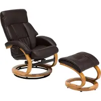 Beliani force - Fauteuil - Kunstleer - bruin - 55x80x100