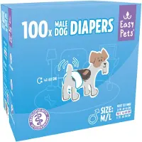 EASYPETS hondenluiers reu M/l 100 st
