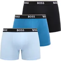 BOSS Boxershorts 'Power' azuur / pastelblauw / zwart