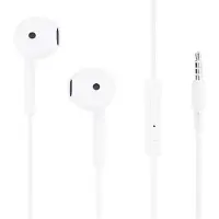 Grab 'n GO To Go In-Ear Oortjes met Microfoon – Bedrade Koptelefoon – 3.5mm Jack – Wit